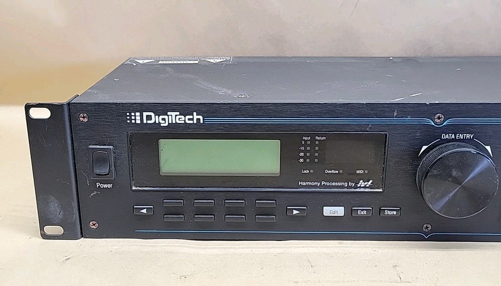 DigiTech Studio Vocalist Vocal Harmonizer Rack Mount Effect Processor POWERS ON