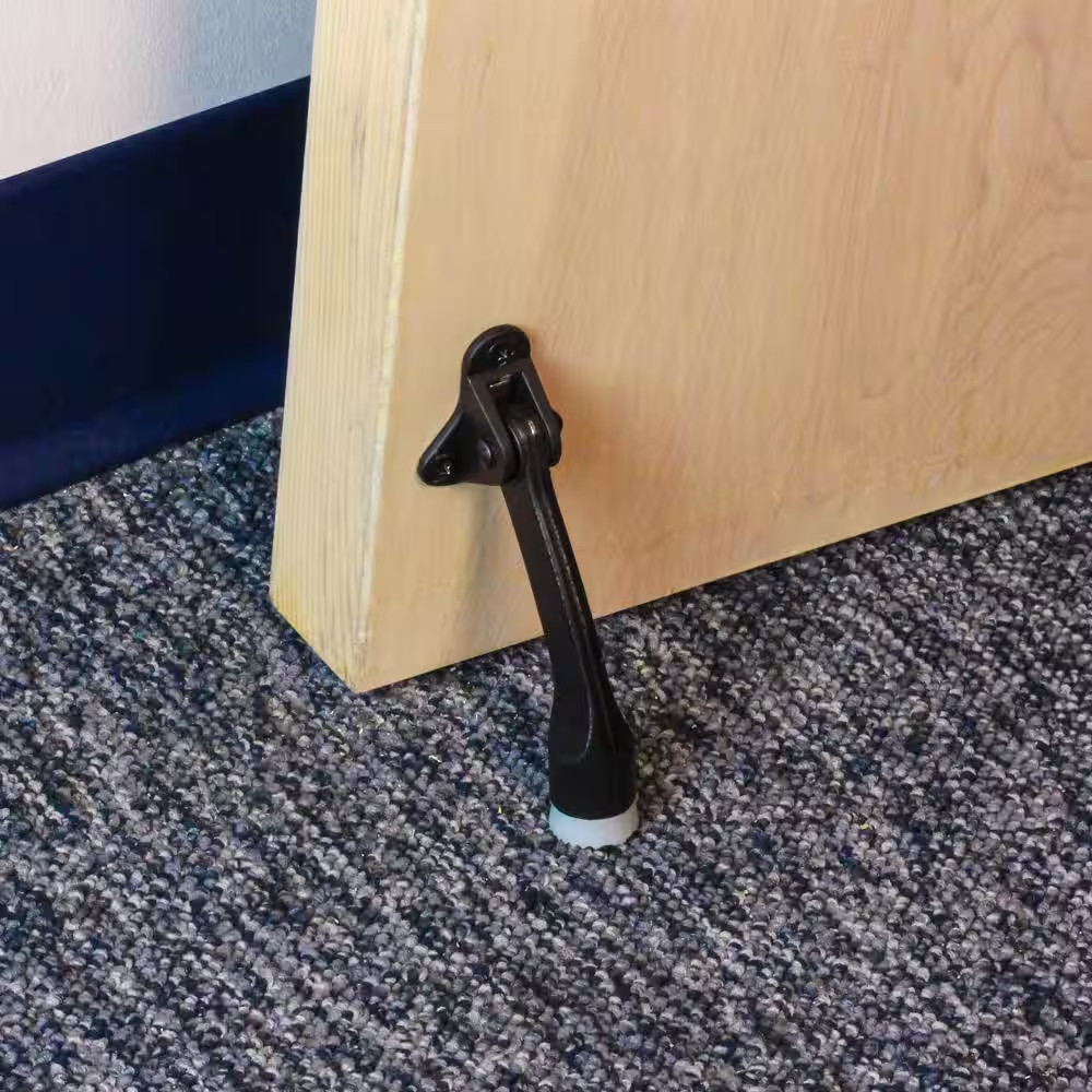 Matte Black Kick down Door Stop
