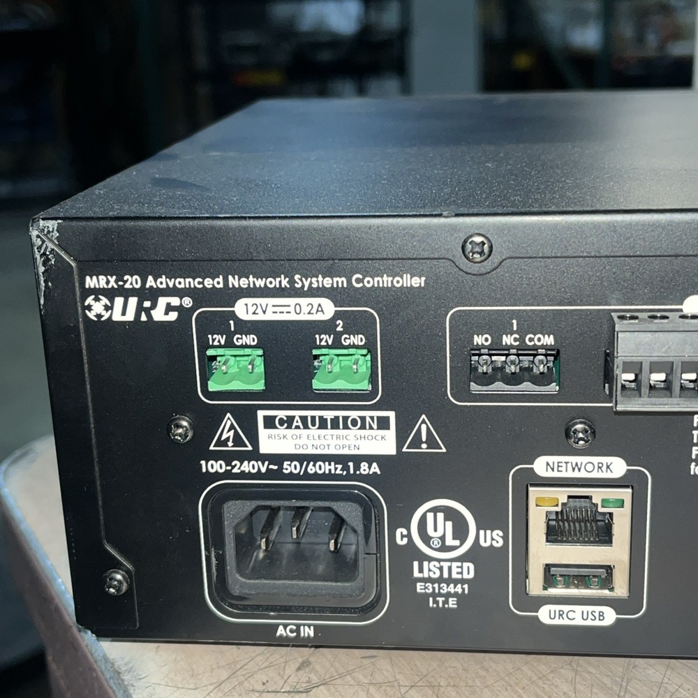 URC MRX-20 ADVANCED NETWORK SYSTEM CONTROLLER