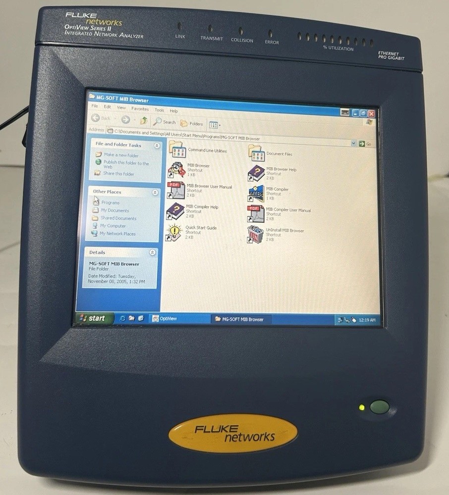 Fluke Network Optiview Series II Integrated Network Analyzer Excellent Condition