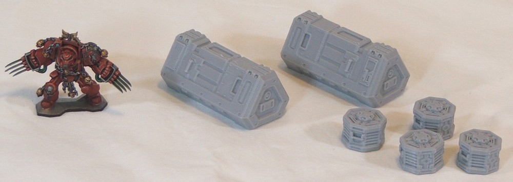 Sci Fi Terrain -Containers - Warhammer 40k - Infinity - etc