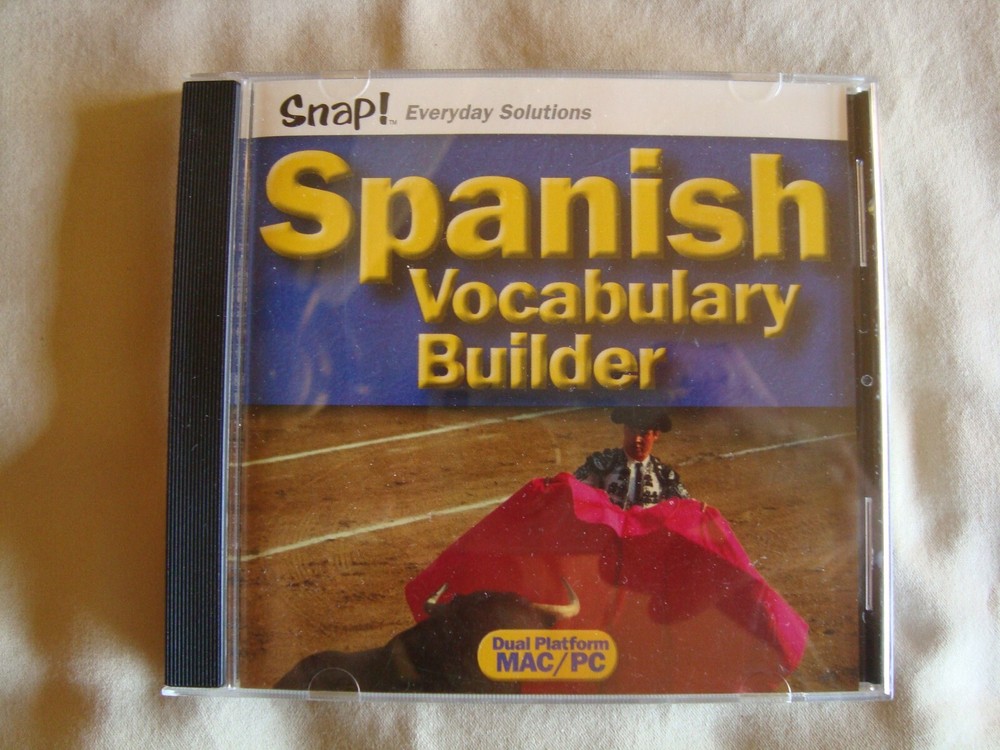 SNAP! Spanish Vocabulary Builder (Jewel Case) Windows / MAC Language Learning