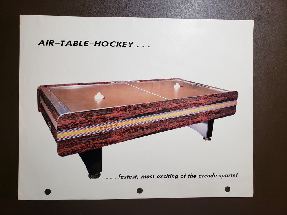 AIR TABLE HOCKEY Arcade Flyer