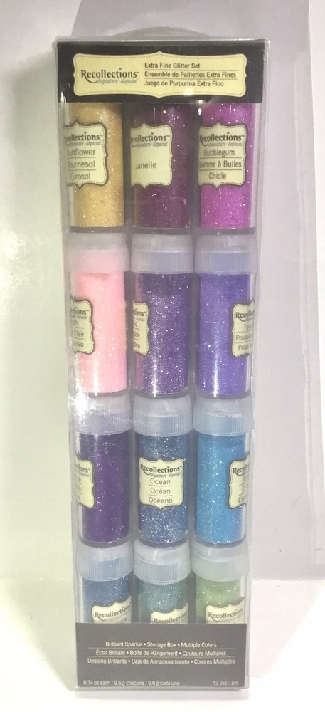 Recollections Extra Fine Glitter * NEW * 12 Count