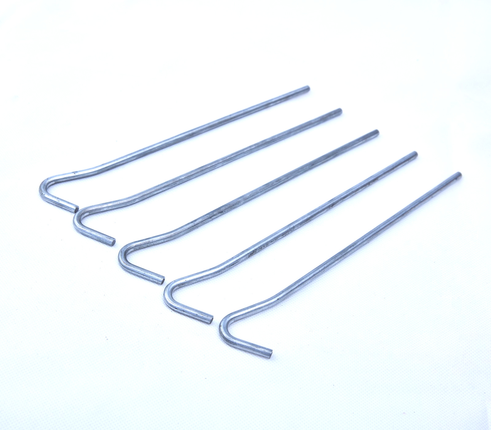 9 inch Tent Stake 4mm / 5mm available in 10-Pack / 25-Pack / 50-Pack / 100-Pack.