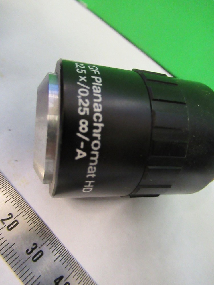 AUS JENA GERMANY INFINITY OBJECTIVE 12.5X PLANACHROMAT MICROSCOPE PART T2-A-15