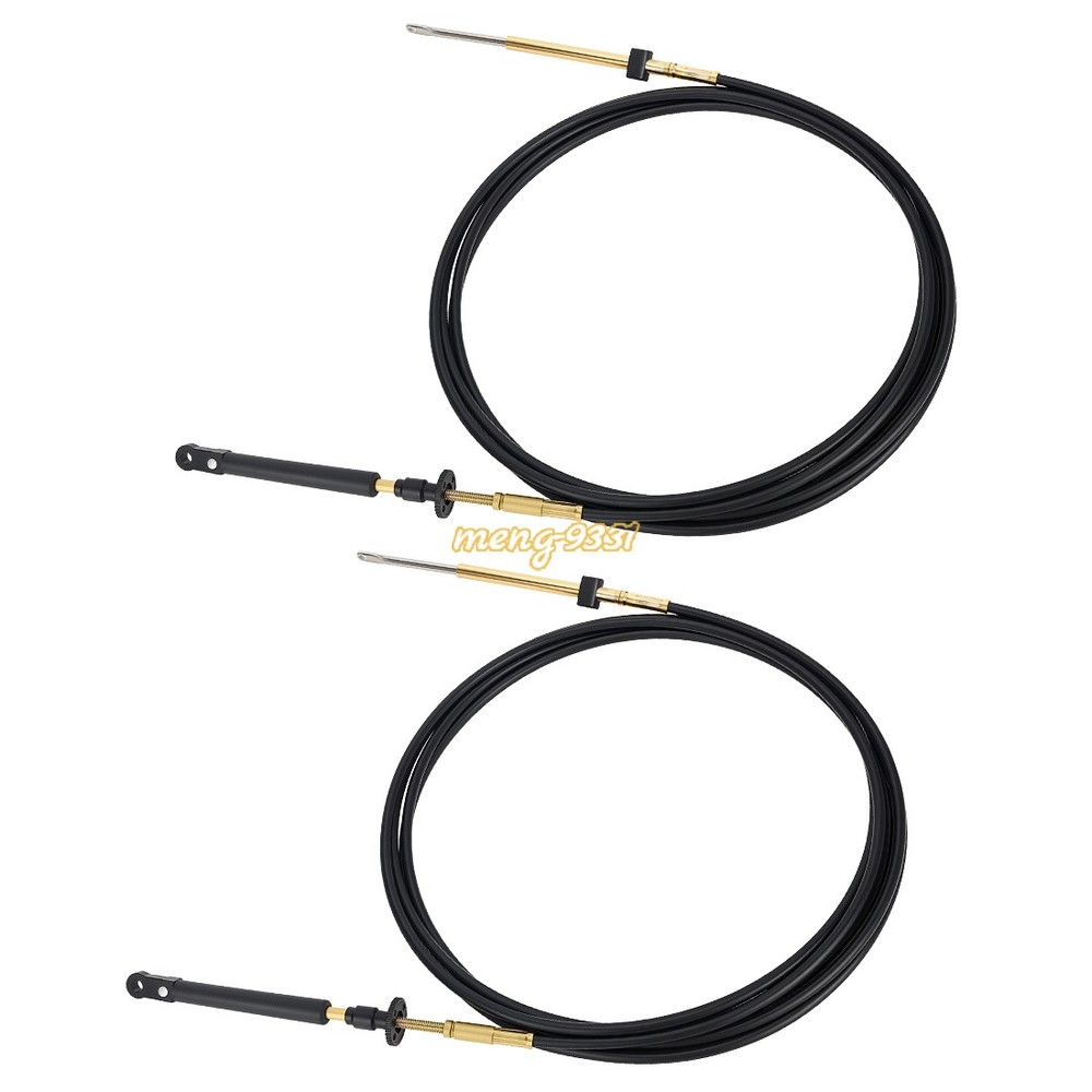 2x 14' Throttle Shift Remote Control Cable For Johnson Evinrude OMC BRP 0173114