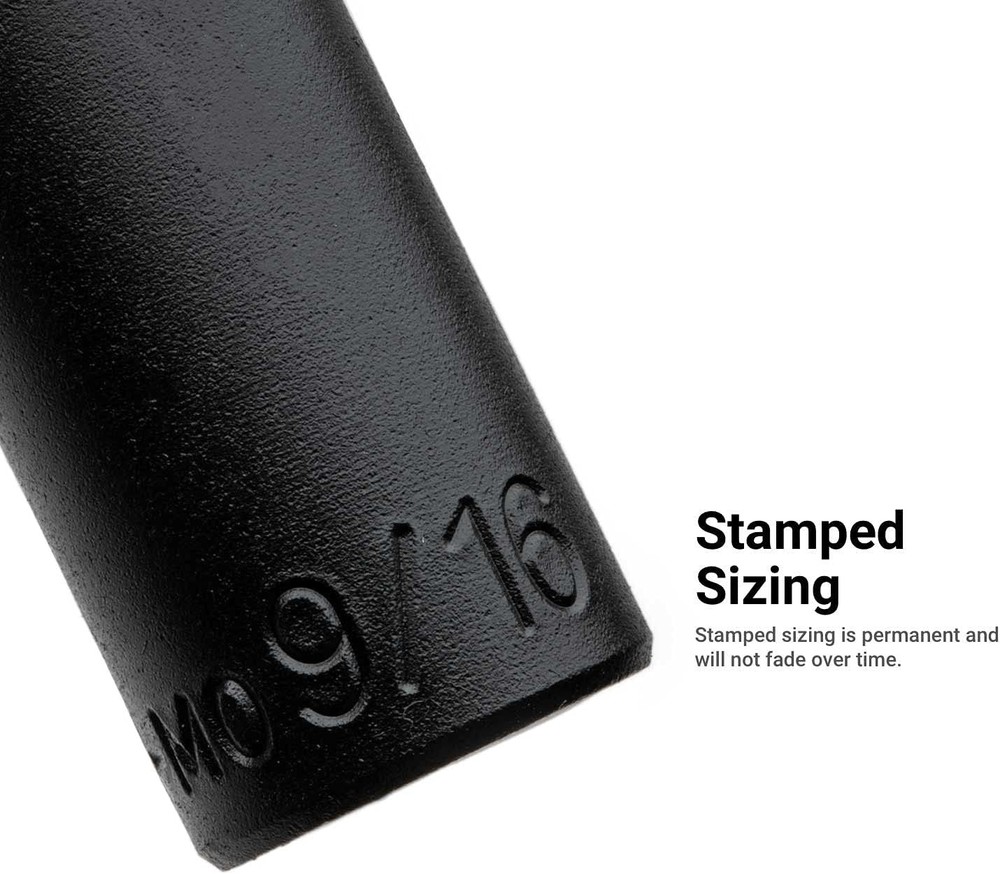 Capri Tools 3/8 in.Drive Shallow,Semi-Deep & Deep Impact Socket Set,SAE,36-Piece