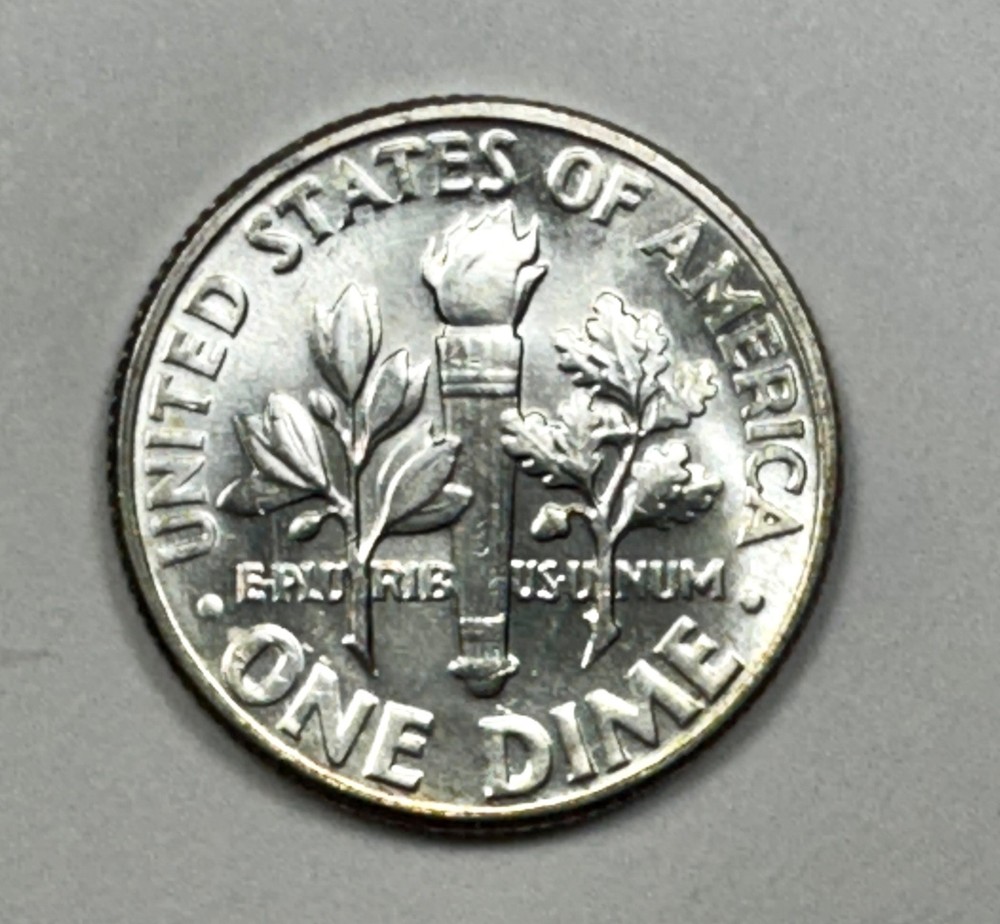 1952 Roosevelt Dime 90% Silver Gem