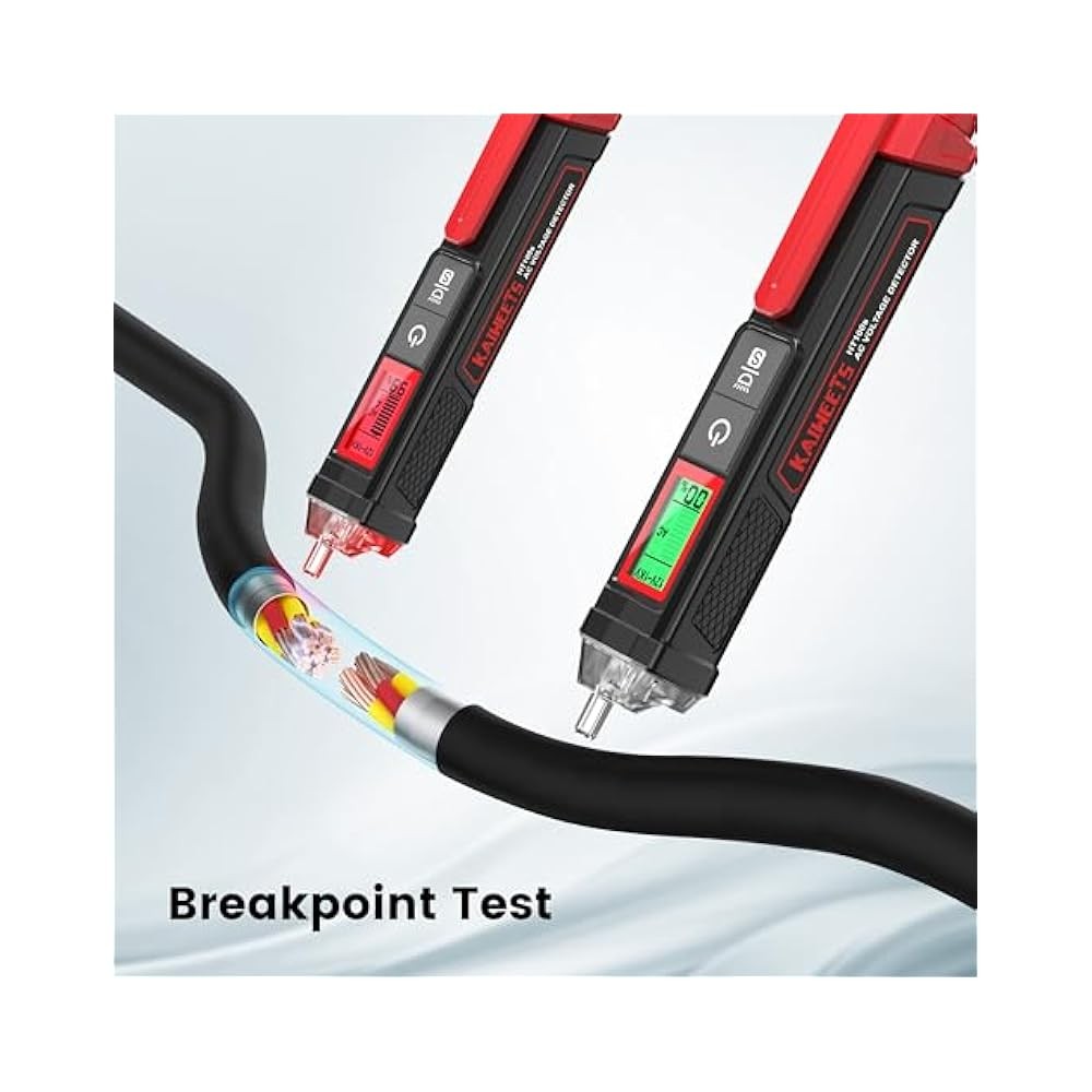 Sensitive Voltage Tester with LCD, Dual Range