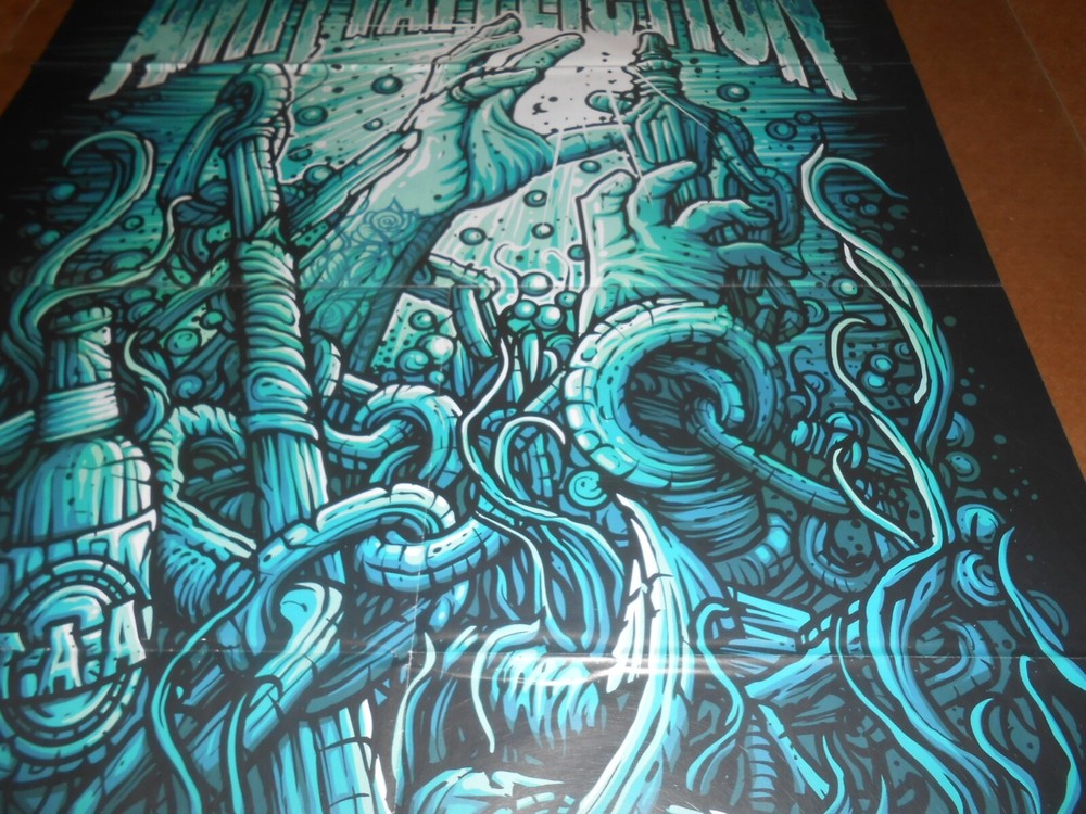 Killswitch Engage 2-Sided Original Poster 30x22 RARE