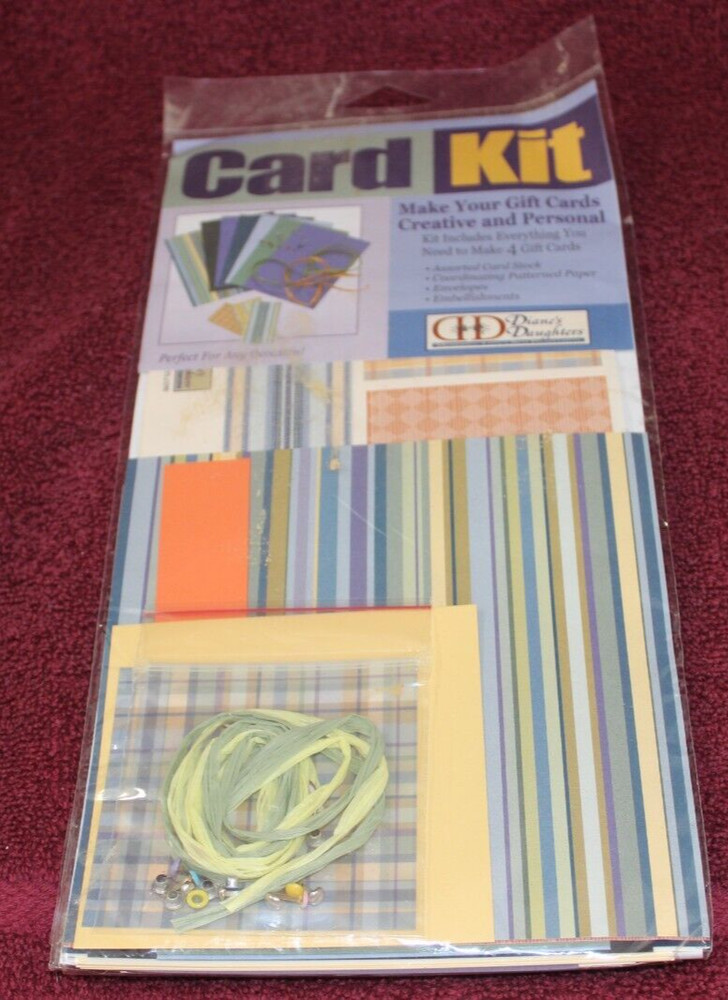 Diane's Daughters Card Making Kit - Makes 4 Gift Cards