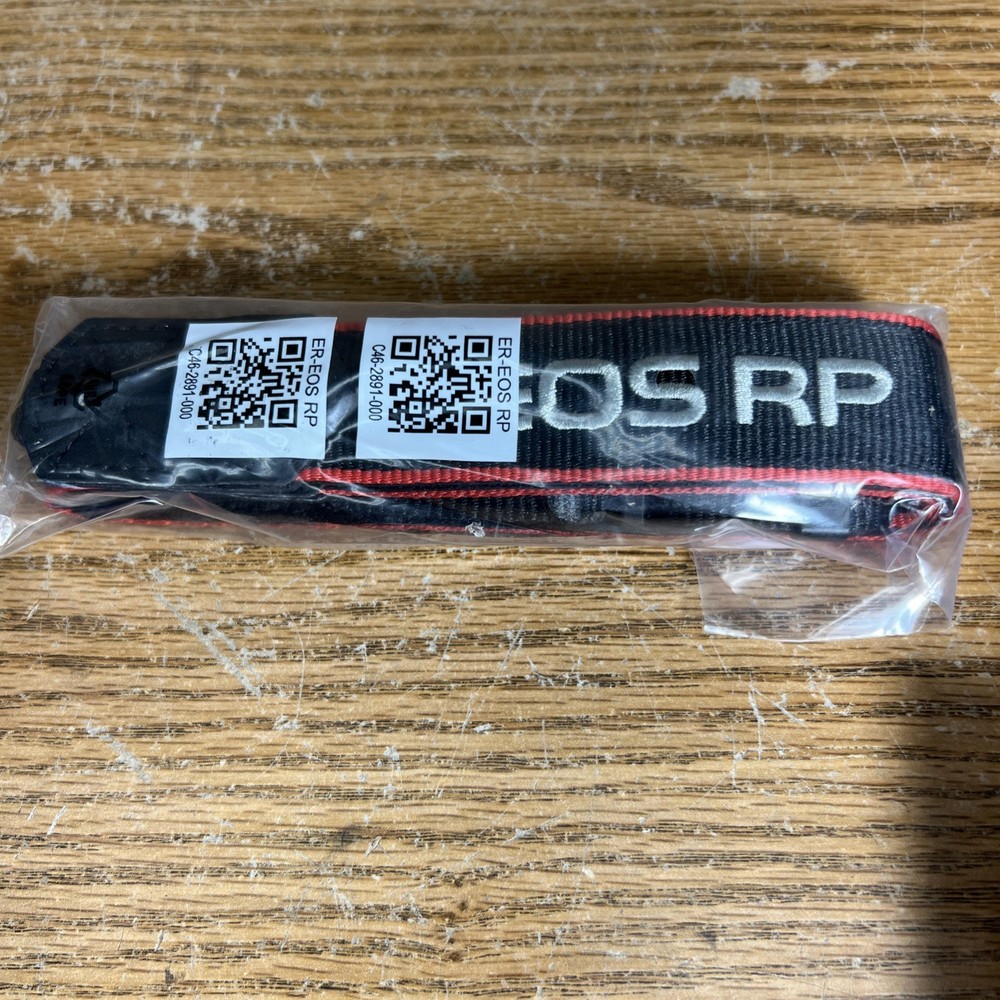 NEW ORIGINAL Canon EOS RP camera neck strap, adjustable, 1.25-inch wide strap