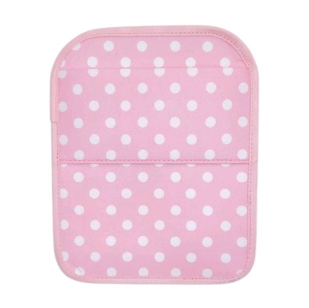 Pink & White Polka Dots Mini Backpack Organizer