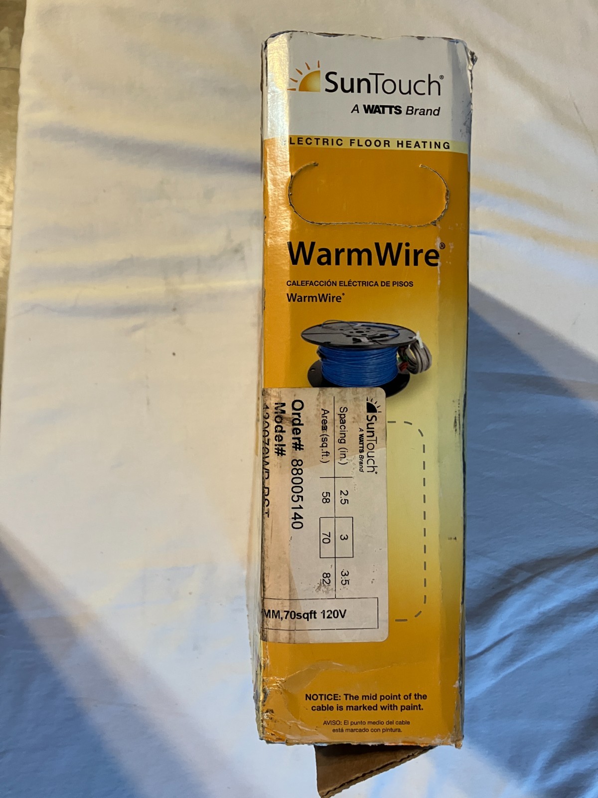 SunTouch 120070WB-RST WarmWire 14AWG, 70 sq ft, Used For HeatMatrix Membrane