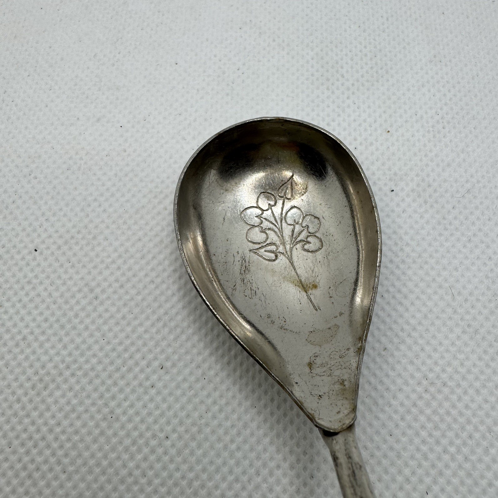 Vintage Cocktail Stir Spoon Muddler Stainless Steel Retro Red Handle