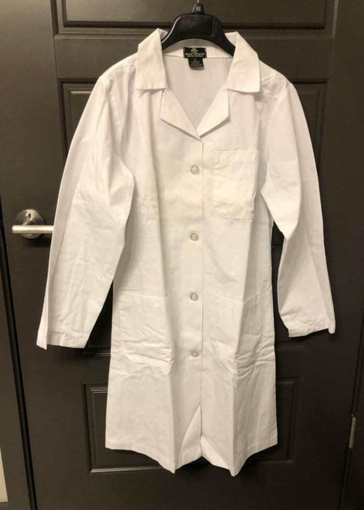 Natural Uniforms Unisex Lab Coat Size XSmall