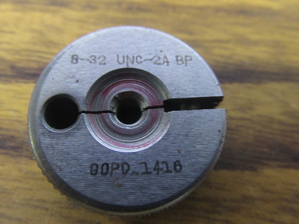 Go Thread Ring Gage 8-32