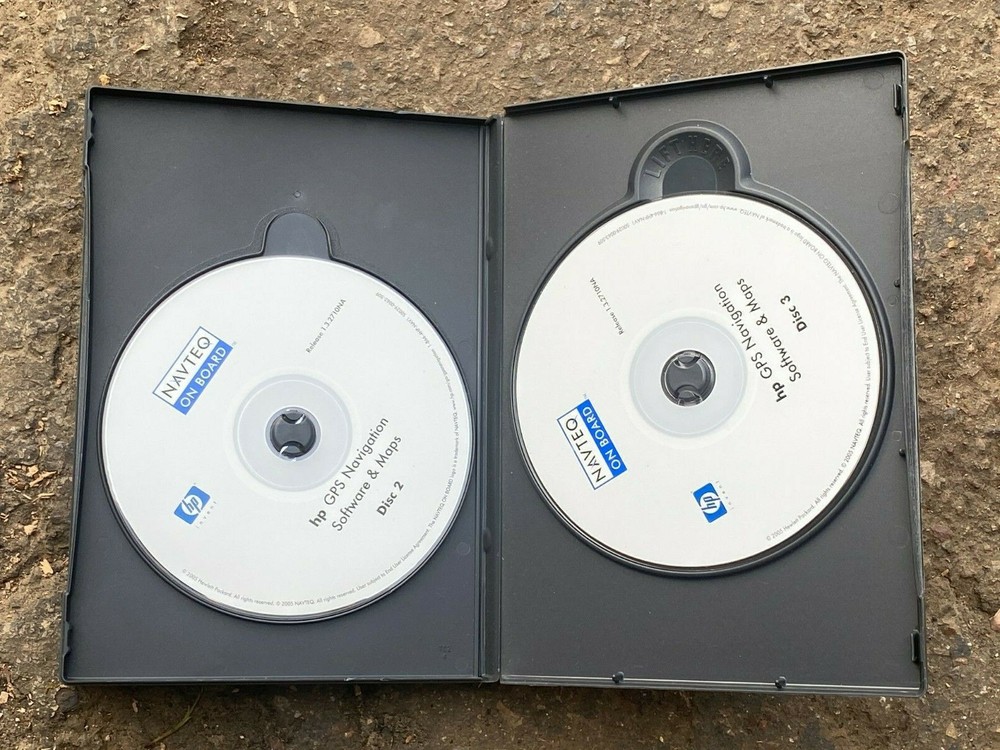 HP Navteq Navigation Software & Maps U0029-0060-509 Complete 3 CD set