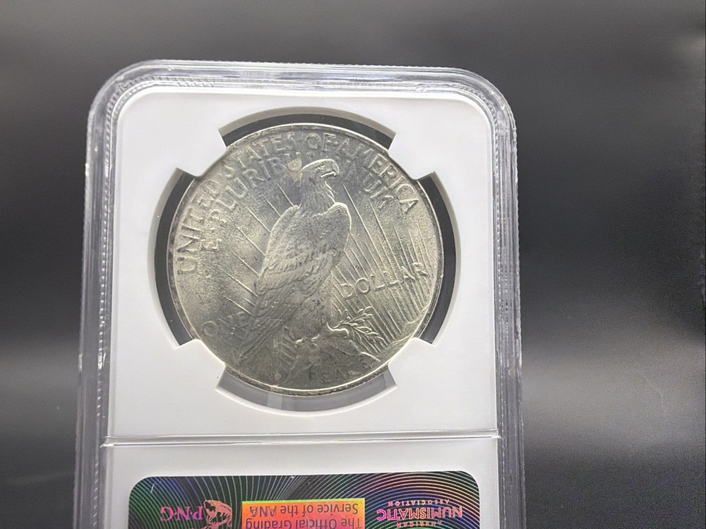 1923 $1 Peace Silver Dollar - NGC MS66