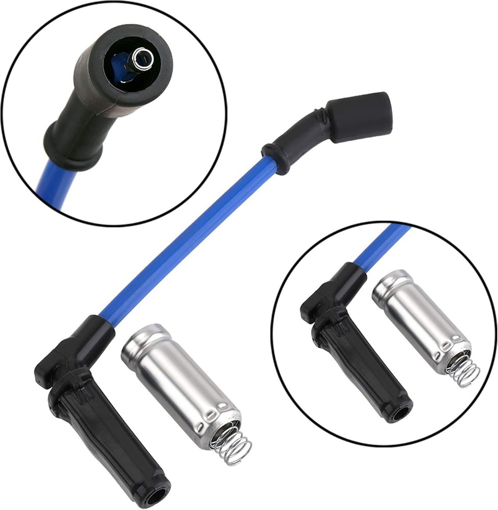 10.2mm High Performance Racing Performance Spark Plug Wires Compatible With C...