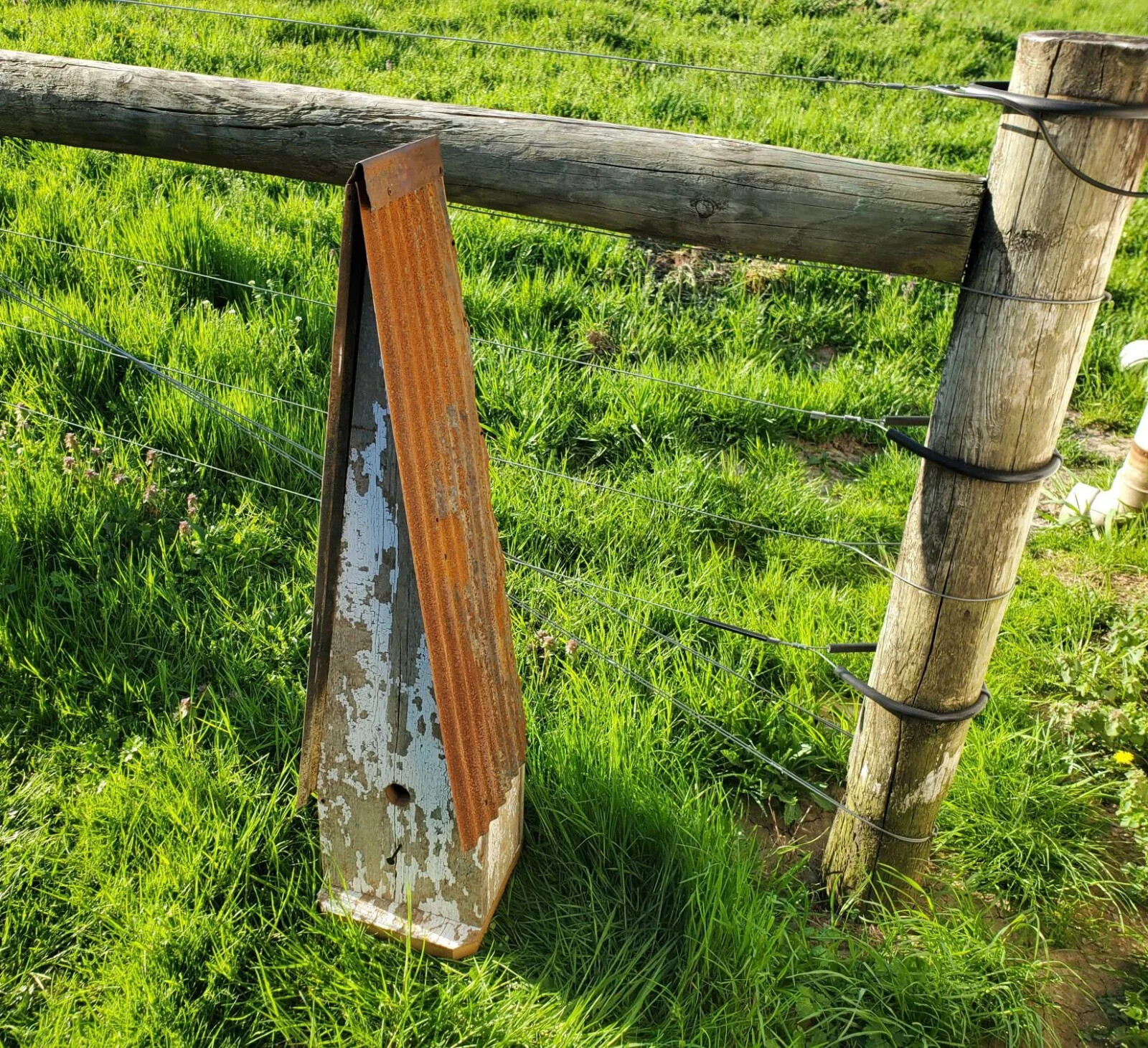 Rustic Extra Large Shanty Birdhouse Made of Reclaimed Wood |Amish Handmade