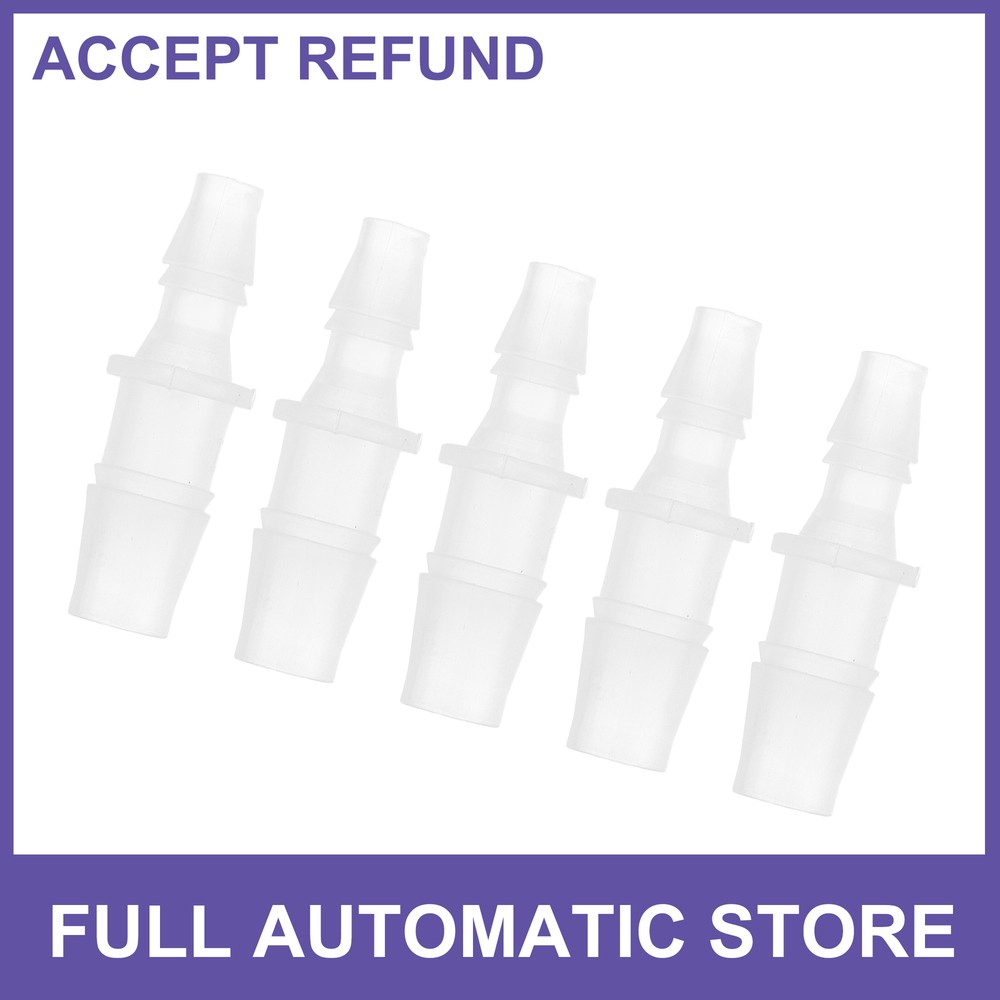 Five Plastic Hose Barb Fittings Universal