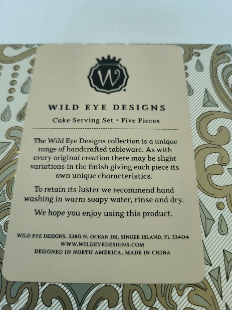 Cake serving set Wild Eye Designs