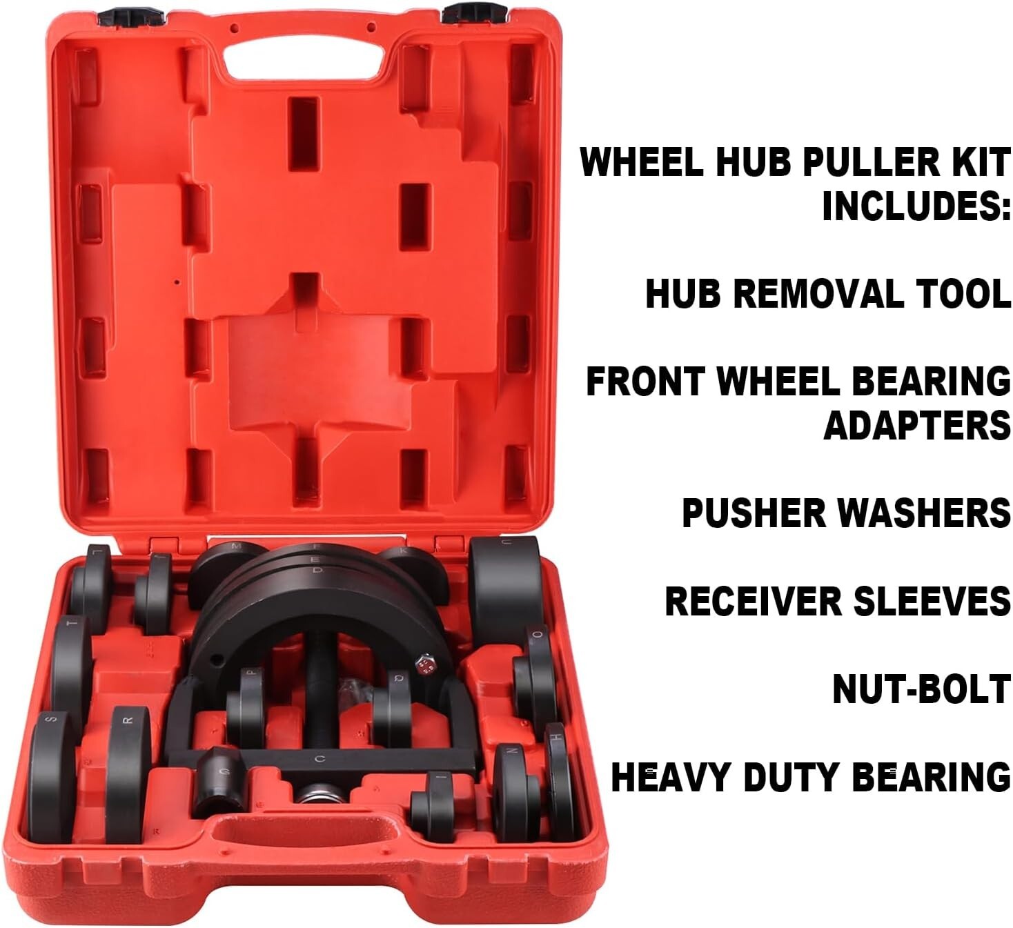 Master Wheel Hub Bearing Remover Installer Tool Kit C to U Size Front Back Wheel