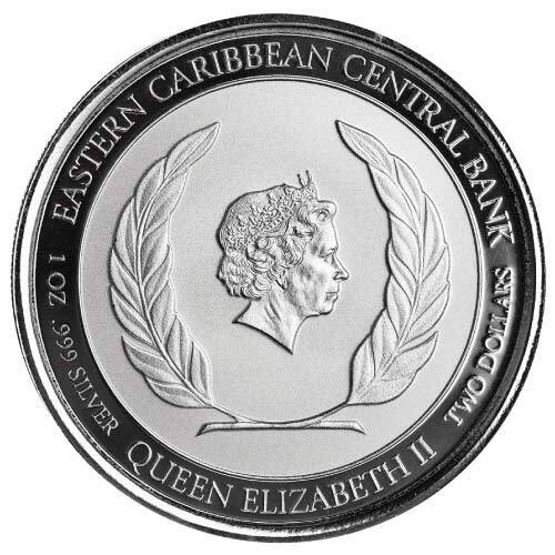 2022 Silver 1 oz Montserrat: Sea Turtle BU