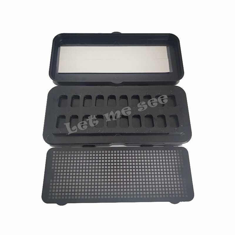 Dental Ceramic Veneer Storage Box Veneer Pretreatment Patch Case Rectangular