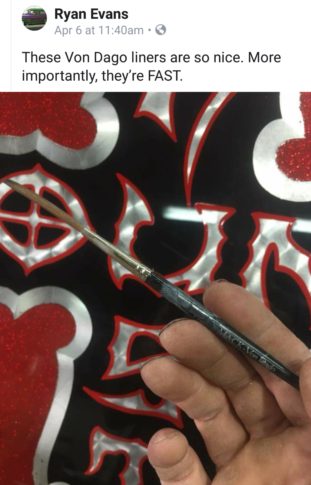 # 6 Lettering Outlining Brush by Andrew Mack - Von Dago "PRO SERIES"