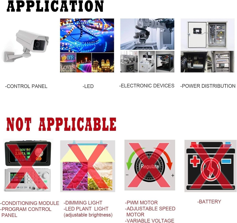 High-Efficiency 12V 100A Switching Power Supply Adapter - Versatile Applications