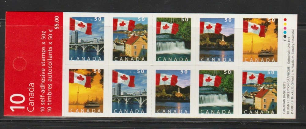 CANADA   2004 #2080a  Flags  MNH