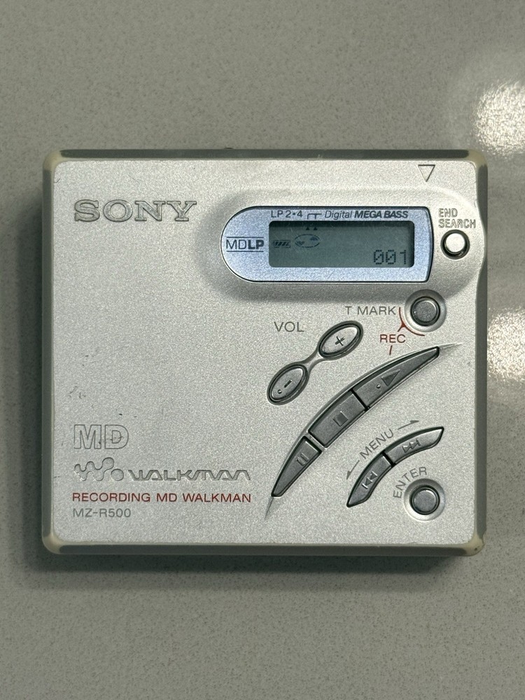 Sony Walkman MZ-R500 Minidisc Recorder/Player