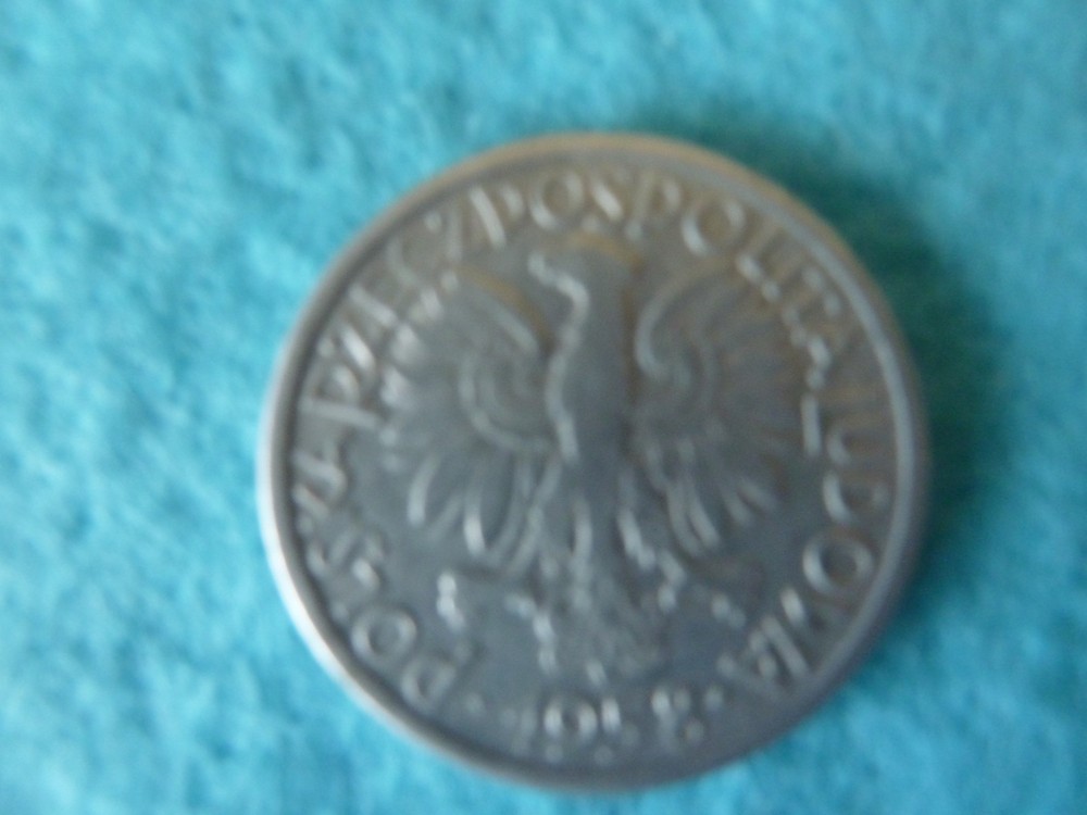 POLAND 2 ZLOTE - 1958