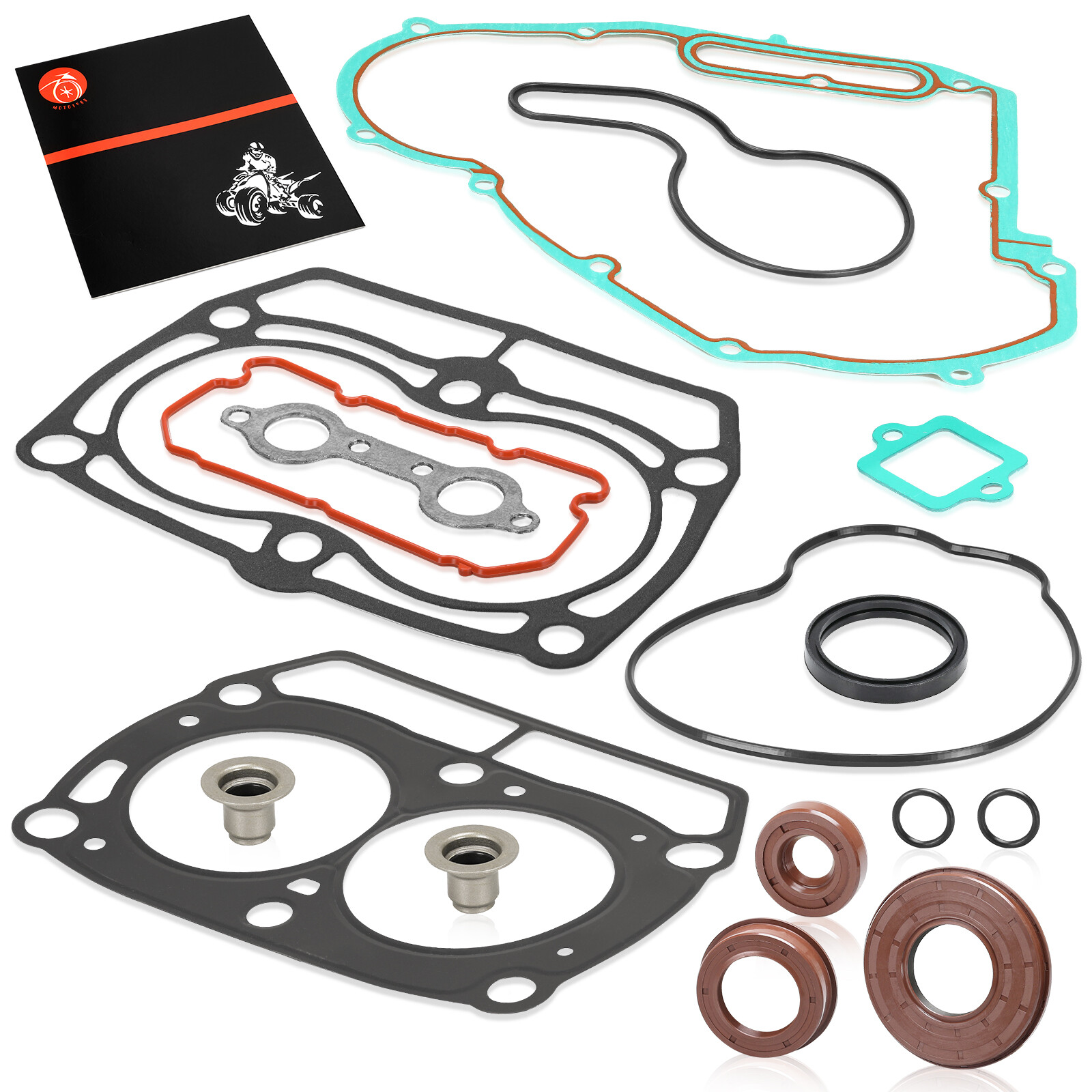 Top End Cylinder Water Pump Gasket Seal For Polaris Ranger 800 RZR S 4 800 11-17