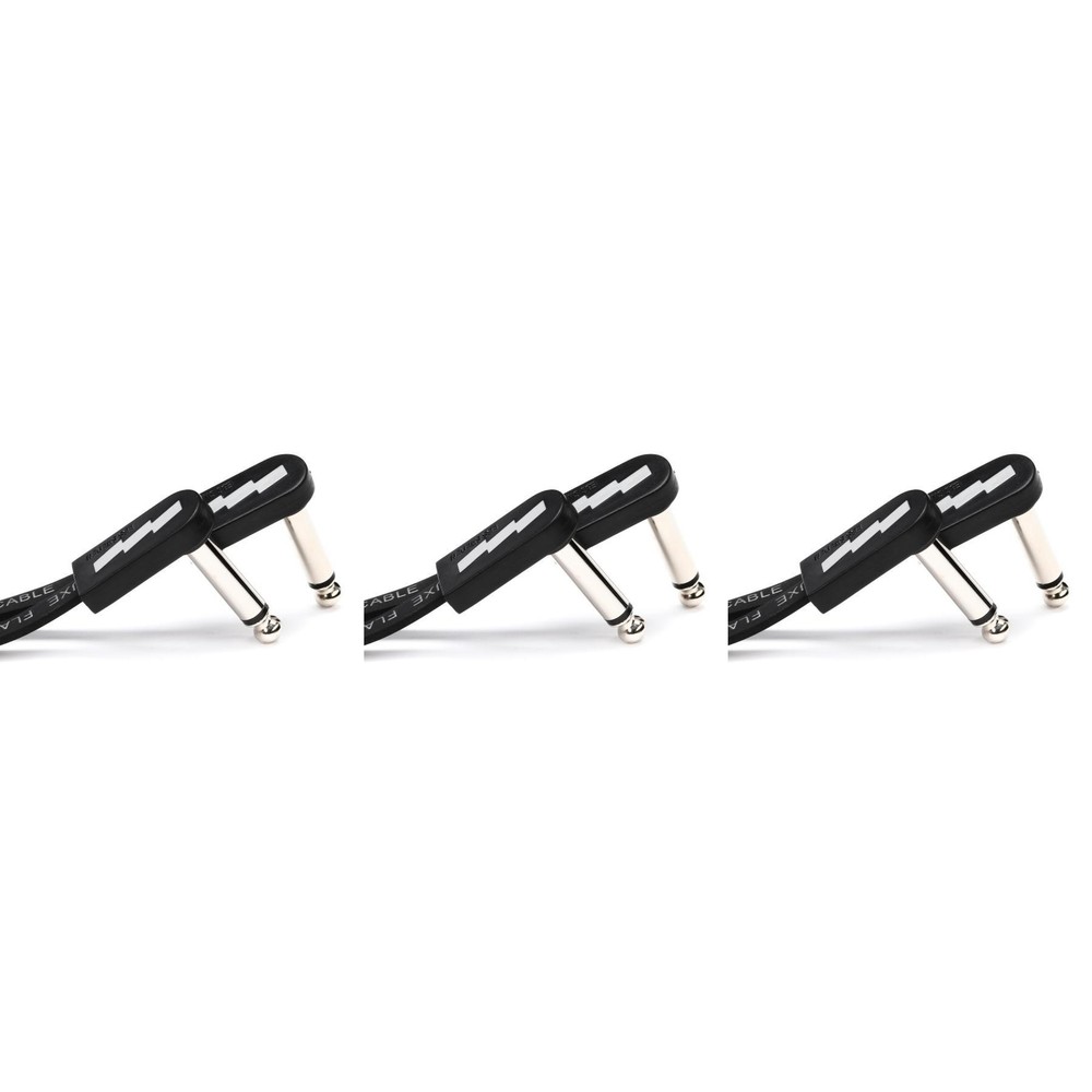 EBS PCF-DL18 Deluxe Flat Patch Cable - Right Angle to Right Angle - 7.09 inch