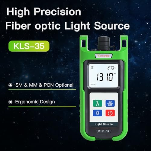 Optical Fiber Power Meter KPM-35 with 7 Wavelengths -70~+10dB + Singlemode