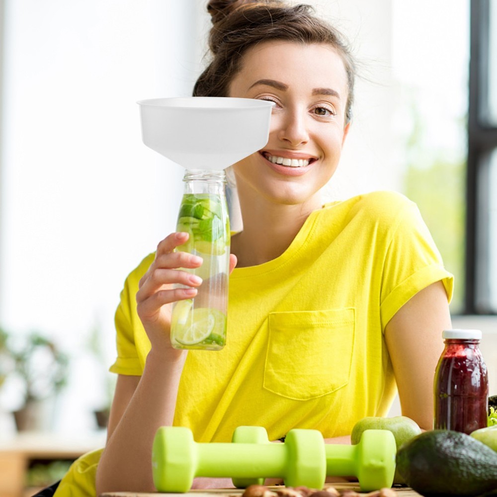 Portable Plastic Funnel Practical Kitchen Tool for Filling Beer