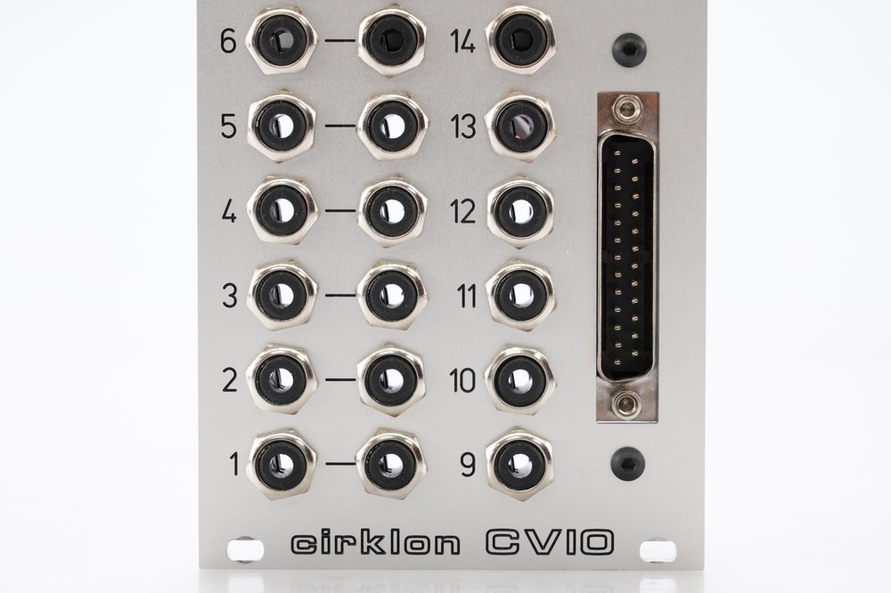 Sequentrix Cirklon CVIO Euro BOB Breakout Module w/ CV Patch Cable #52846