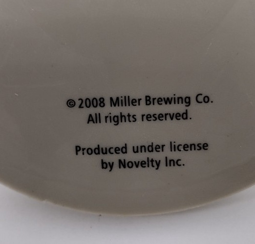 Miller Lite Rubber Beer Coaster Set of 4 Durable Washable Stocking Stuffer Bar