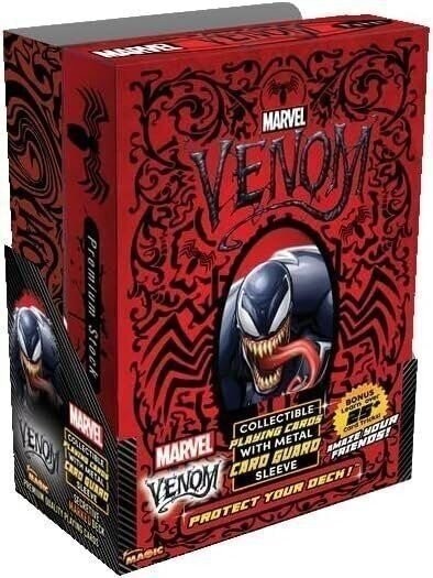 Fantasma Marvel Venom Playing Cards with Guard