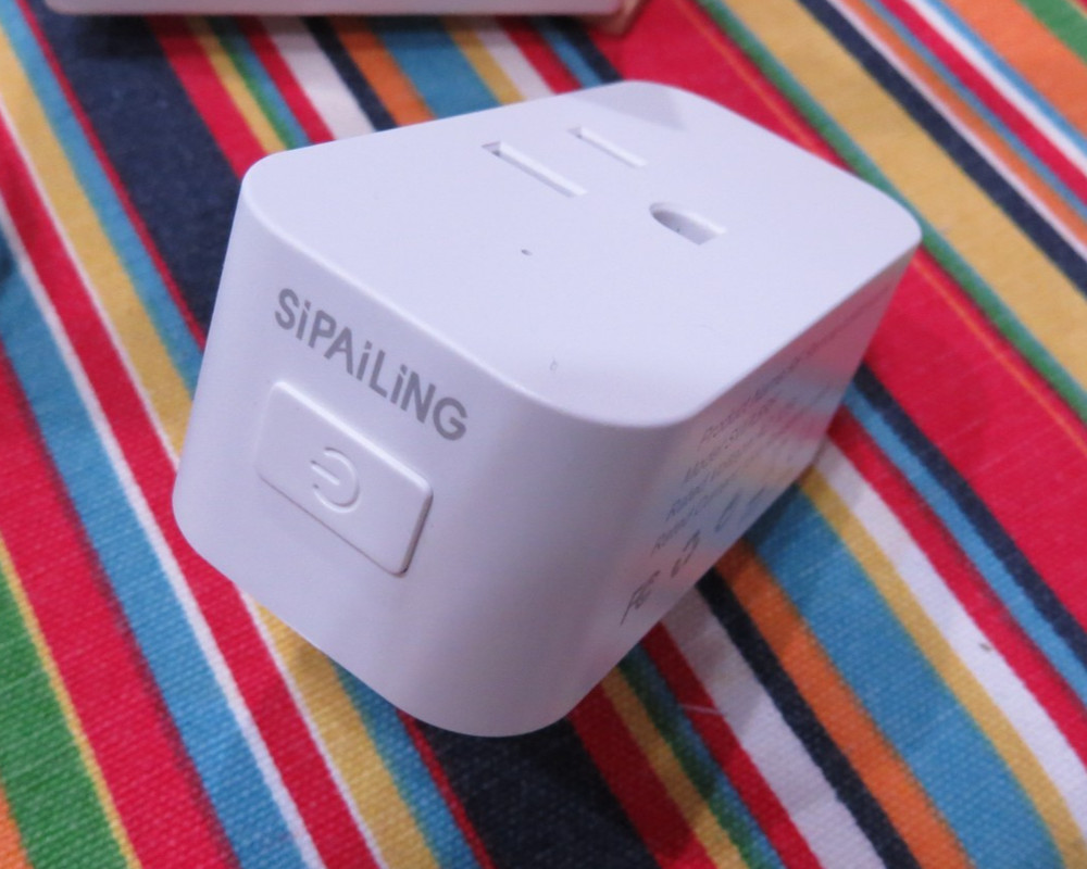 Wi-Fi Smart Plug Remote control socket Outlet SIPAILING 15A/125V & Instructions