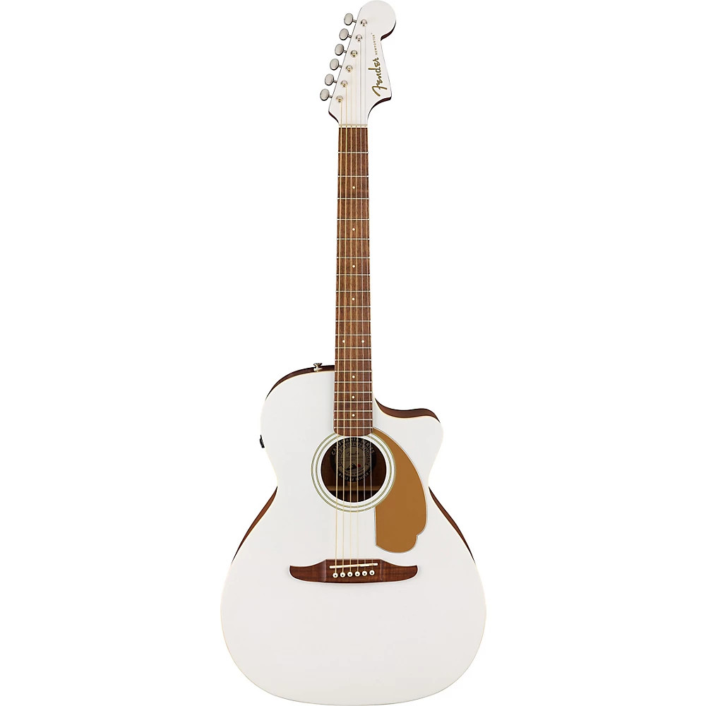Fender Newporter Player Limited-Edition Acoustic-Electric Guitar Arctic White