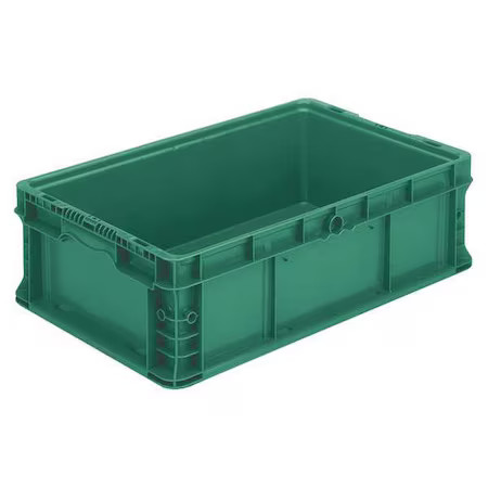 Orbis Nxo2415-7 Green Solid & Stackable Straight Wall Storage Container, 8.2