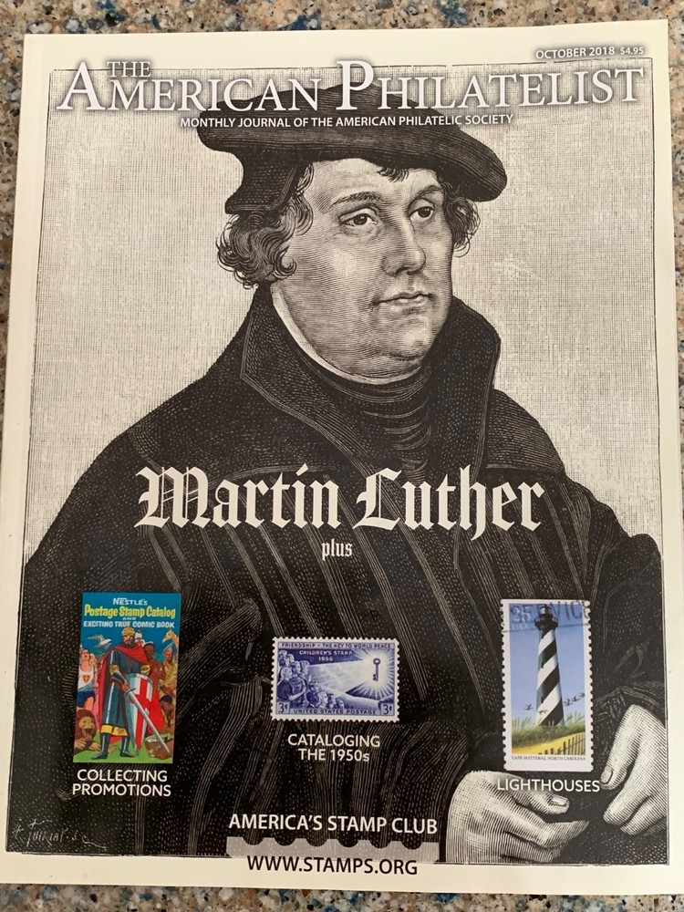 American Philatelist Magazine  2018,  October