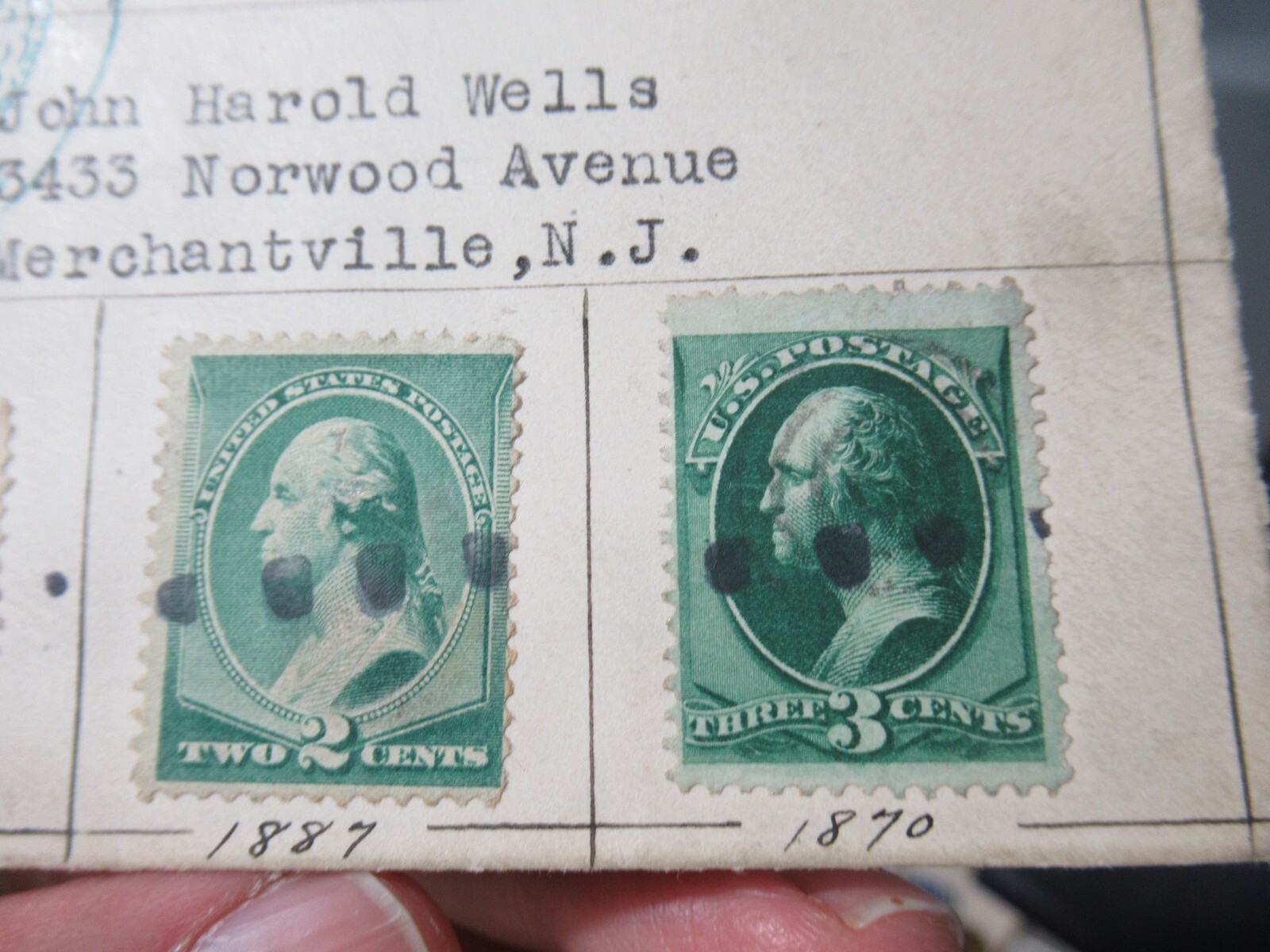 RARE 1932 Stamped Cover, Washington 200th Anniversary, 13 Stamps 1870-1932