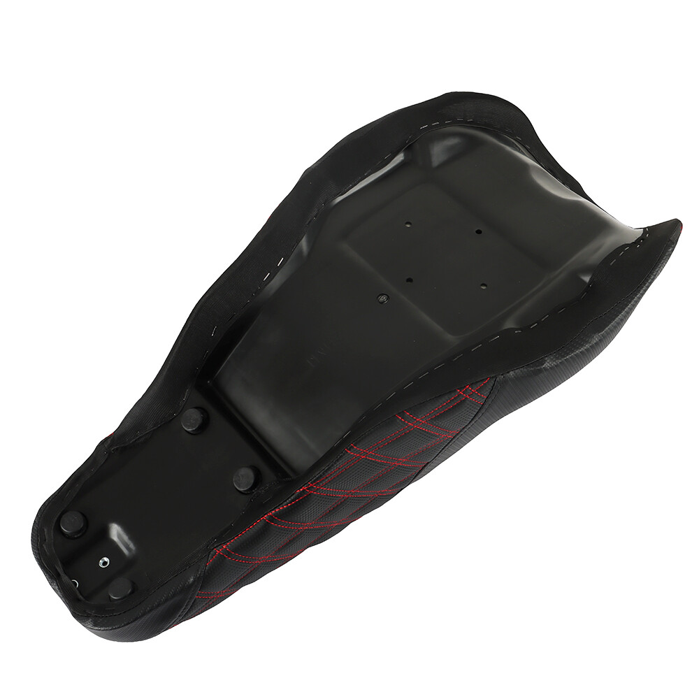 Red Lattice Stitch Step-Up Seat For Touring Road King Electra Street Glide 08+