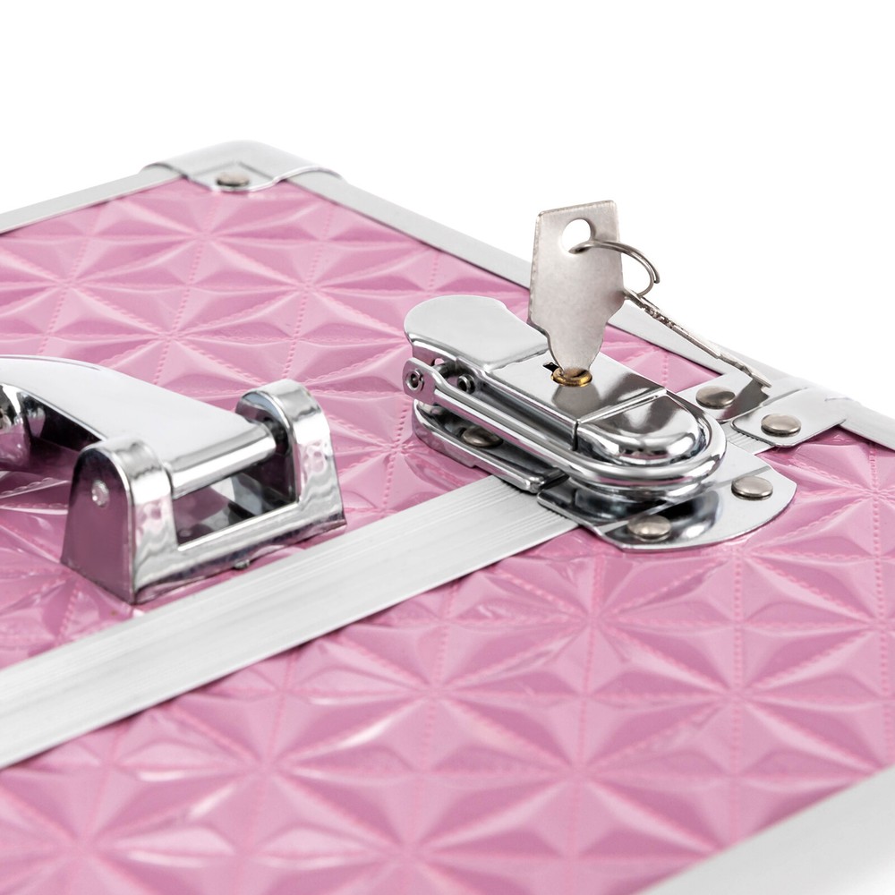 Makeup Storage Organizer Cart Profl Rolling Makeup Train Case Cosmetic Trolley